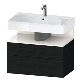 Duravit Waschtischunterschrank Qatego 79x47x59cm, w g/Ei s, 1 Kast, m Nischenb