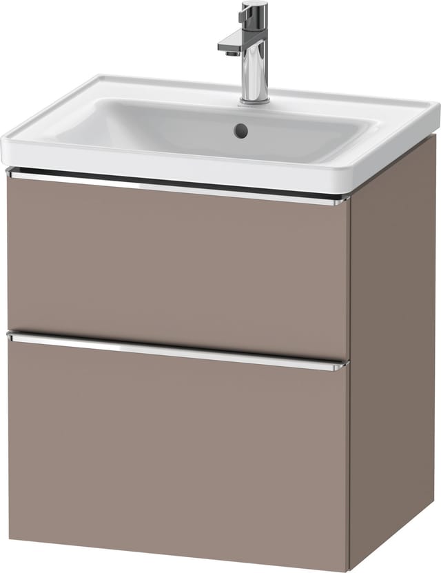 Duravit Waschtischunterschrank D-Neo 58,4x45,2x62,5cm, 1 Schubk., ch/Bas matt