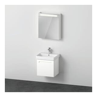 Duravit Möbel-Set No. 1 55cm, Anschlag links, Weiß Matt