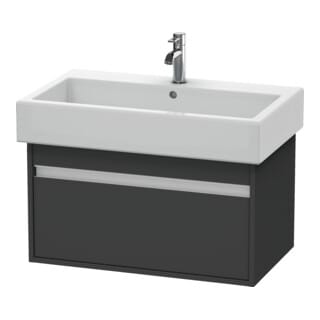 Duravit Waschtischunterschrank Ketho 75x44cm, graph ma, 1 Auszug, wandhängend
