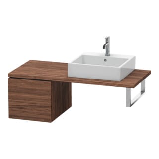Duravit Unterschrank L-Cube 42x54,7cm, Nussb dkl., f Kons, 1 Auszug