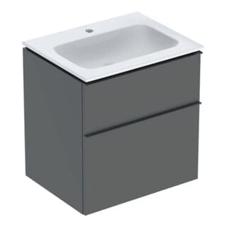 Geberit Möbel-Waschtischset iCon 60x63x48cm, we., Ko/Fr/Gr lava matt