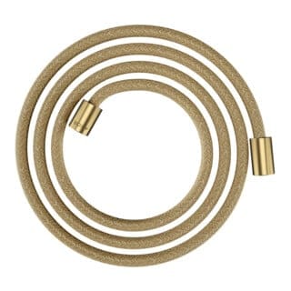 hansgrohe Textilbrauseschlauch 2000, Mut. beids. zyl, brush. gold optic