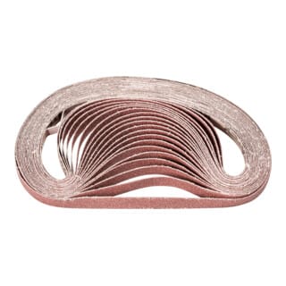 PFERD TOOLS Korund Schleifband BA 12x520mm A60 für universelle Anwendung mit Bandschleifer (100)