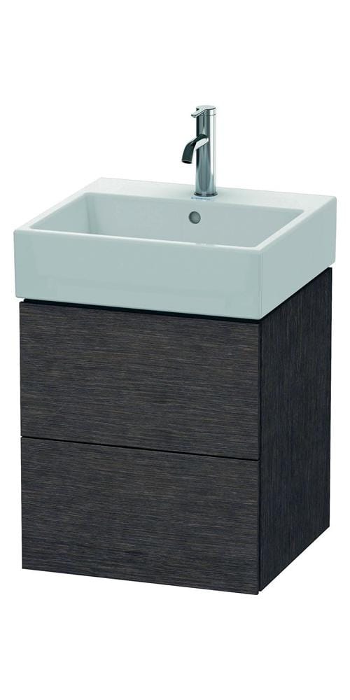 Duravit Waschtischunterschrank L-Cube 48,4x45,9cm, E d geb., 2 Schub., wandhängend
