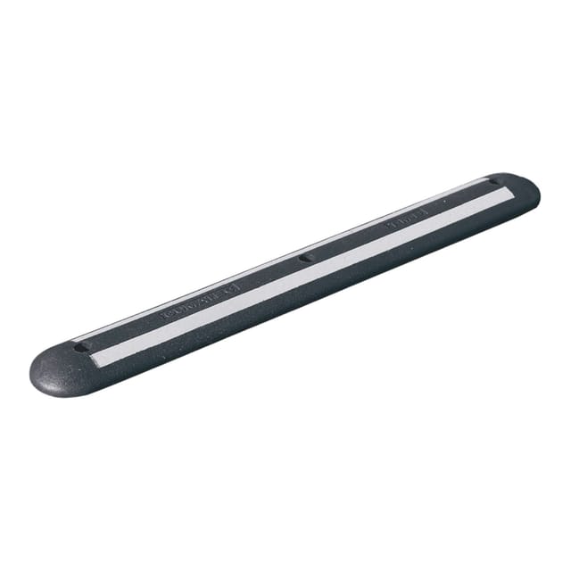 Moravia Trennbalken schwarz weiß reflektierend 1200 x 150 x 45 mm + Dübelmaterial