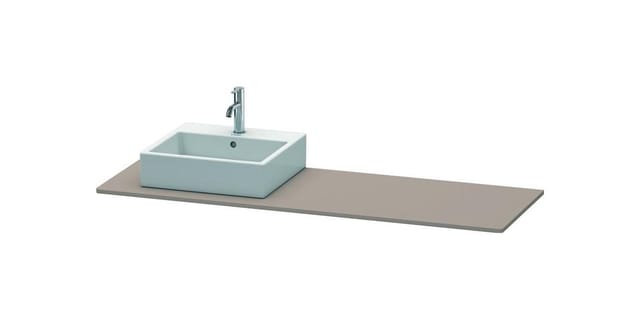 Duravit Konsole XSquare 160x55x1,6cm, m 1 AS, Beck. li, bas. m