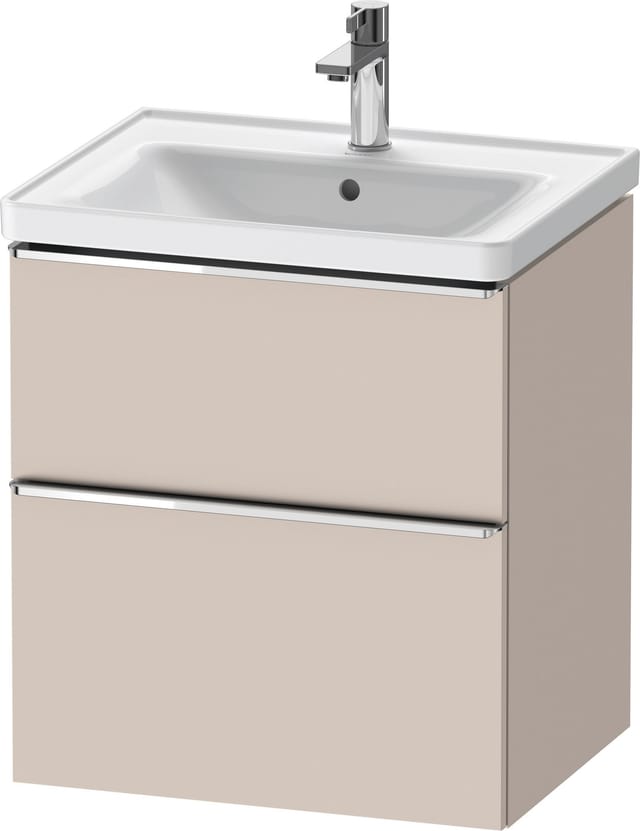 Duravit Waschtischunterschrank D-Neo 58,4x45,2x62,5cm, 1 Schubk., chr/Taup ma