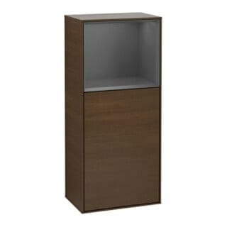 V&B Seitenschrank Wandbeleuchtung Finion 41,8x93,6cm, r, Rg o Anthrac. m, wal ven