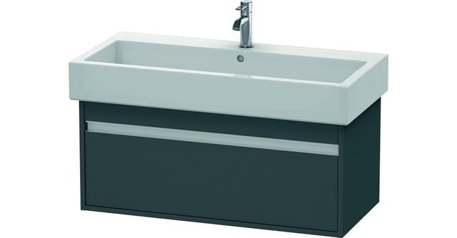 Duravit Waschtischunterschrank Ketho 95x44cm, graph ma, 1 Auszug, wandhängend