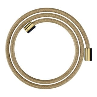 hansgrohe Textilbrauseschlauch 1600mm, Mut. beids. zyl, pol. gold optic