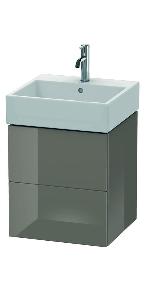 Duravit Waschtischunterschrank L-Cube 48,4x45,9cm, f Gr hgl, 2 Schub., wandhängend