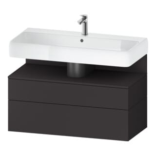 Duravit Waschtischunterschrank Qatego 99x47x59cm, gra m, 1 Schubkast., 1 Ausz.