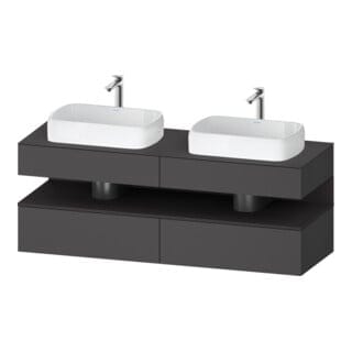 Duravit Waschtischunterschrank Qatego 160x55x60cm, gra m/Gr m, Pl, B bs, B