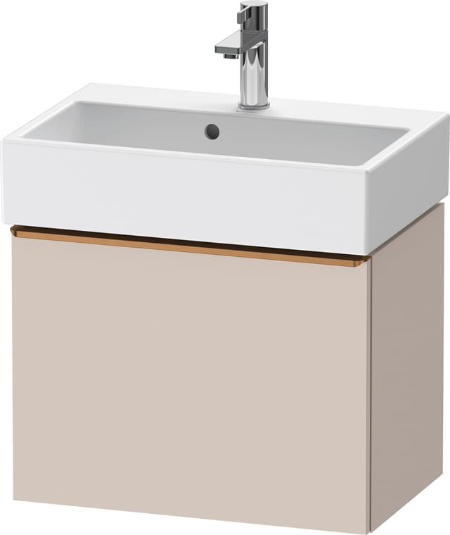 Duravit Waschtischunterschrank D-Neo Compact 58,4x37,2x44cm, 1 A, wd, b geb/Taupe ma