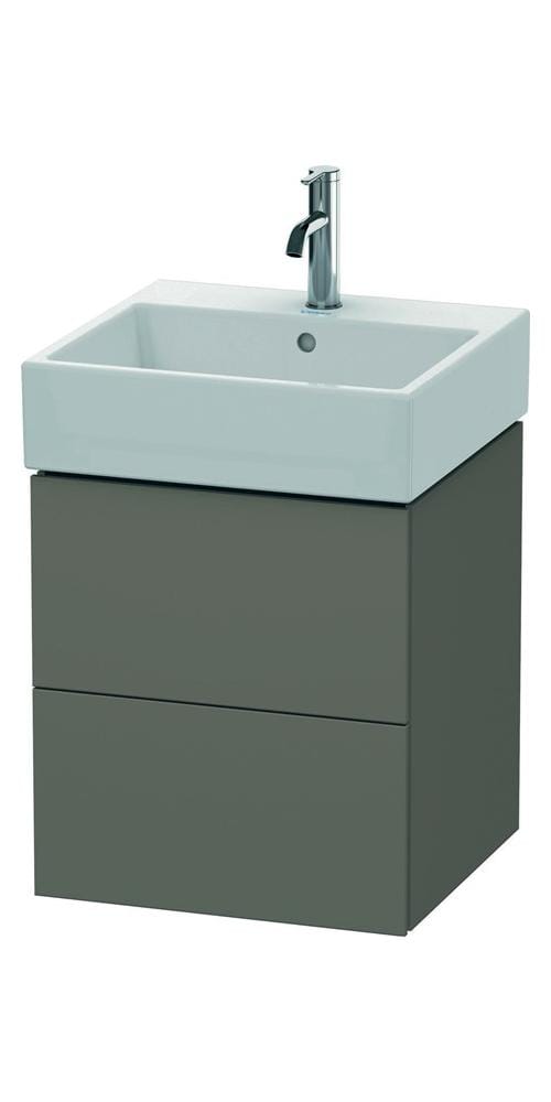 Duravit Waschtischunterschrank L-Cube 48,4x45,9cm, f G s-matt, 2 Schub., wandhängend