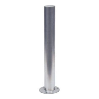 Schake Sperrpfosten aus Edelstahl Typ 40103P Ø 102mm, ortsfest zum Aufdübeln geschliffen