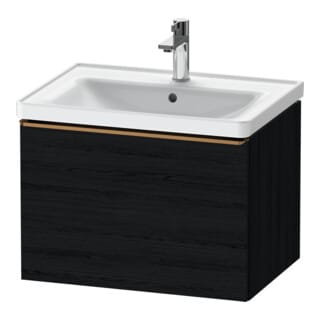 Duravit Waschtischunterschrank D-Neo 63,4x45,2cm, b geb/Ei sw, 1 Ausz., wandhängend
