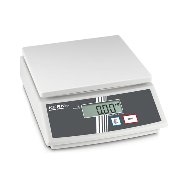 Kern Tischwaage FCE 3K1N+C kalibriert, Wägebereich 3000 g, Ablesbarkeit 1 g