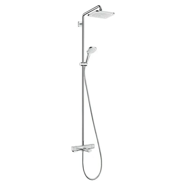 hansgrohe Showerpipe Croma E 280 mit Wannenthermostat, 1jet, chrom