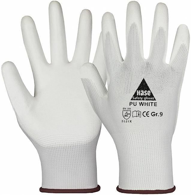 Hase Montagehandschuhe Weiß Größe 6, Polyester