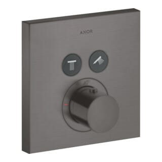 hansgrohe Fertigmontageset ShowerSelect UP-THM, 2 Verbr., eck., brush. bla vc