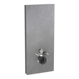 Geberit Wand-WC-Modul Monolith BH 114cm, Fr. Schiefer, S. Alu SW-chrom