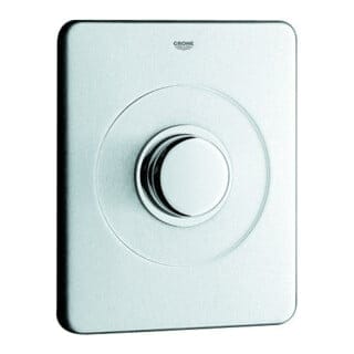 Grohe Deckplatte 43193 mit Druckknopfbetätigung edelstahl