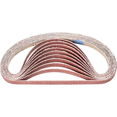 PFERD TOOLS Korund Schleifband BA 12x520mm A40 für universelle Anwendung mit Bandschleifer (100)