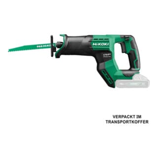 HiKOKI Akku-Säbelsäge CR18DMA (Basic) (Transportkoffer)
