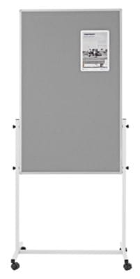 Magnetoplan Universal-Board, Filz grau, 750 x 1200 mm