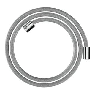 hansgrohe Textilbrauseschlauch 1600mm, Mut. beids. zylindrisch, chrom