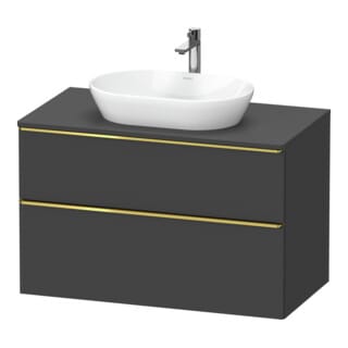 Duravit Waschtischunterschrank D-Neo 100x55cm, g pol/gra m, 2 SBK, 1 A, 1 Pl