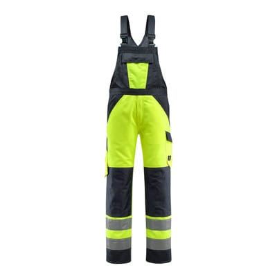 Mascot Gosford Latzhose Größe 76C48, hi-vis gelb/schwarzblau