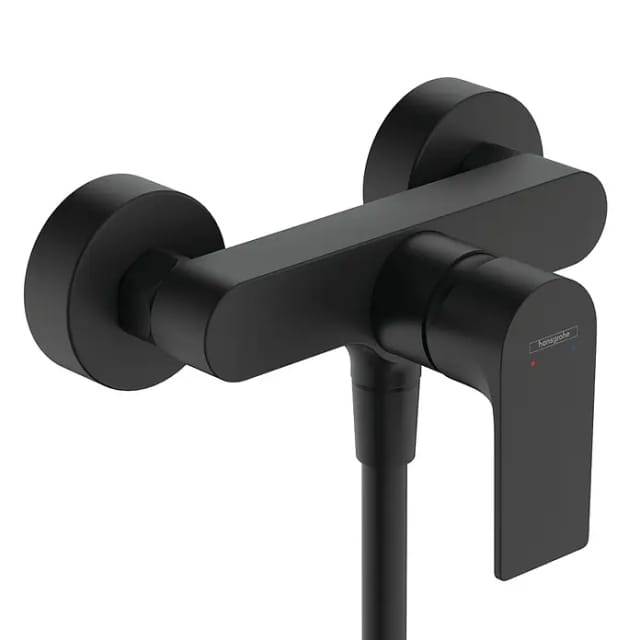 hansgrohe Brause-Einhebelmischer Rebris E AP, 1 Verbraucher, mattschwarz