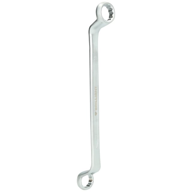 Brilliant Tools Doppel-Ringschlüssel, gekröpft, 18 x 19 mm