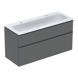 Geberit Möbel-Waschtischset iCon 120x63x48cm, we., Ko/Fr/Gr lava matt