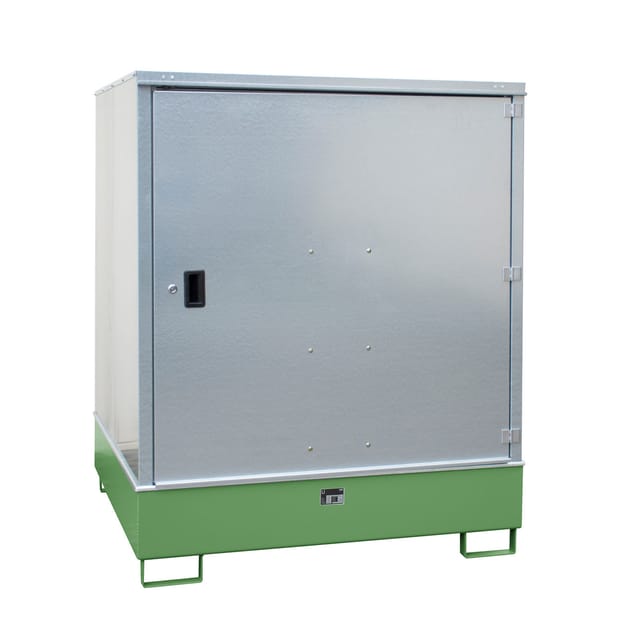 Bauer Südlohn Gefahrstoff-Schrank GS-3, lackiert, Resedagrün