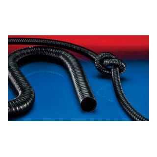 Norres PU Schlauch leicht, antistatisch Ø 80mm L: 10m PROTAPE® PUR 330 AS BLACK
