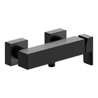Duravit Brause-Einhebelmischer Manhattan AP, Wandmontage, schwarz matt