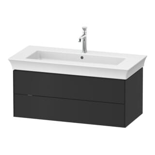 Duravit Waschtischunterschrank White Tulip 98,4x45,8cm, gra m, 2 Schubk., wandhängend