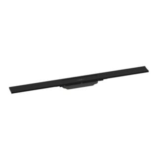 hansgrohe RainDrain Flex Duschrinne 800mm, schwarz matt, Fertigset, kürzbar