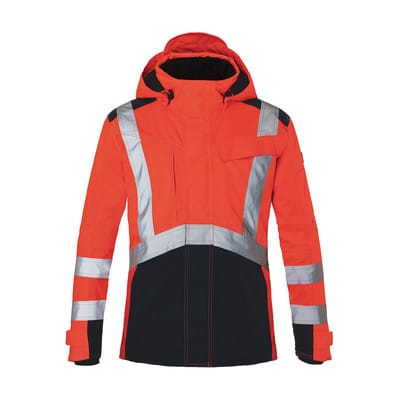 Kübler Hardshelljacke REFLECTIQ PSA 2 warnrot/schwarz Form 1327 Größe S