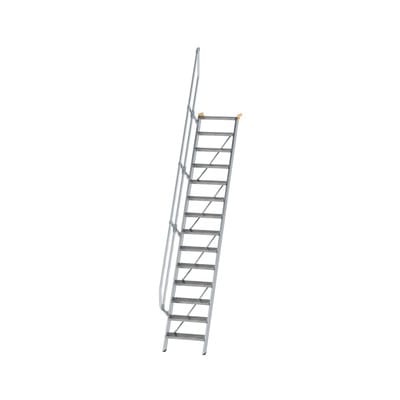 MUNK Aluminium-Treppe Stufen 60° 14 Stufen