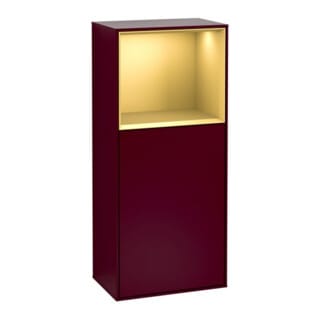 V&B Seitenschrank Finion 41,8x93,6cm, re, Reg ob gol m, Peo Matt