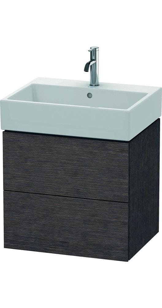 Duravit Waschtischunterschrank L-Cube 58,4x 45,9cm, E d geb., 2 Schub., wandhängend