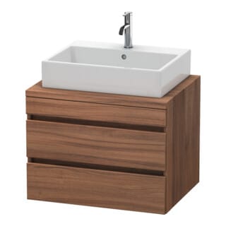 Duravit Waschtischunterschrank DuraStyle 70x54,8cm, Nussb Nat, f Kons, 2 SchKa.