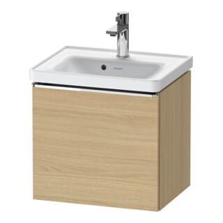 Duravit Waschtischunterschrank D-Neo 48,4x37,2x44cm, 1 A, wd, chr/Eiche Nat