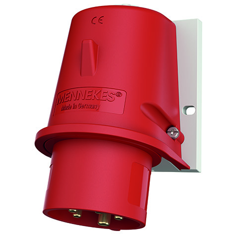 Mennekes Wandstecker 16A,5p,6h,400V,IP44 801