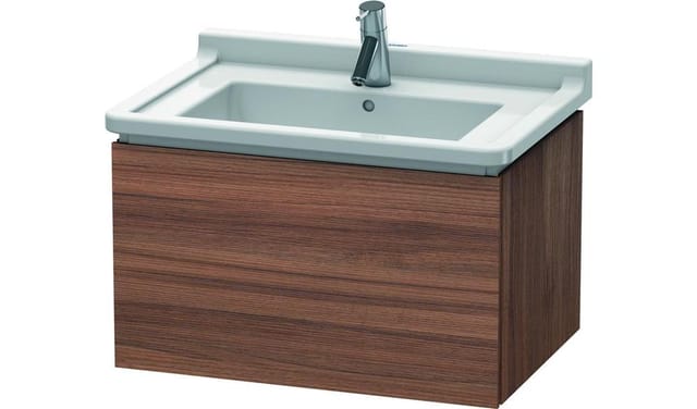 Duravit Waschtischunterschrank L-Cube 67x46,9cm, Nussb Nat, 1 Ausz., wandhängend